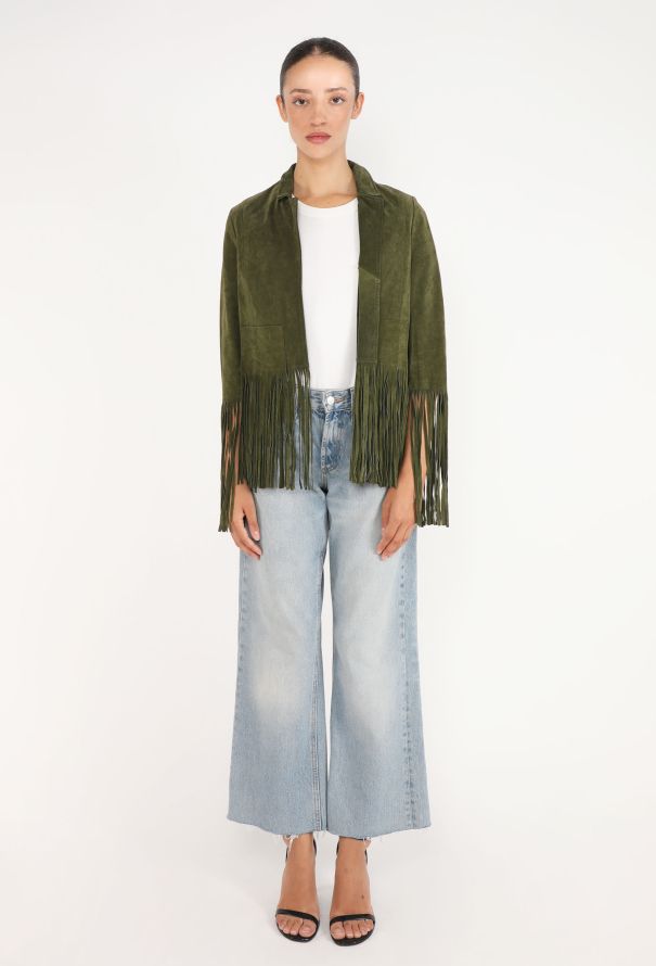 Fringe Suede Jacket, 1980s - 4