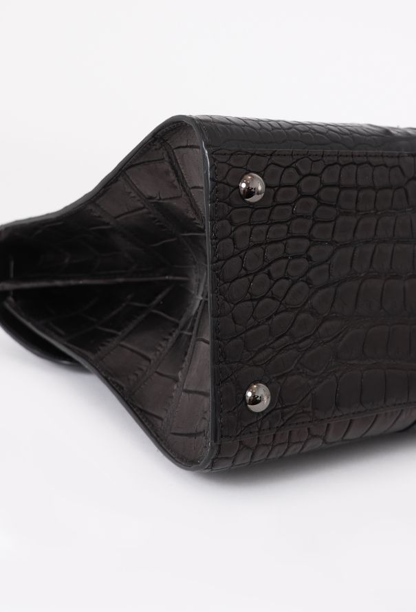 Delvaux F/W 2017 Alligator Échec & Mat  Brillant MM Bag - 10