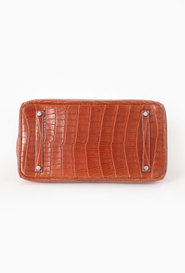 Hermès Exceptional Matte Fauve Alligator Birkin 35 - 7