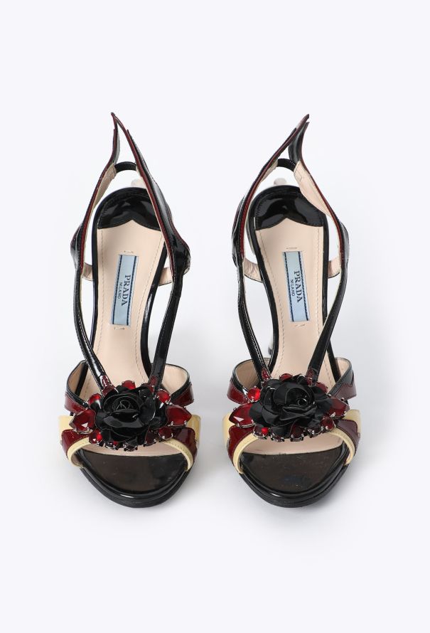 Prada Collector S/S 2012 Flame Wedge Sandals - 3