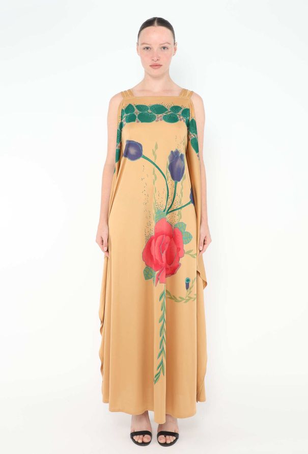 Frank Usher '70s Floral Kaftan Dress