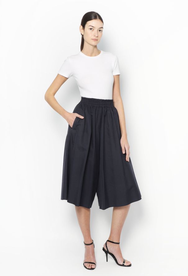 Céline Wide-Leg Flared Culottes - 3