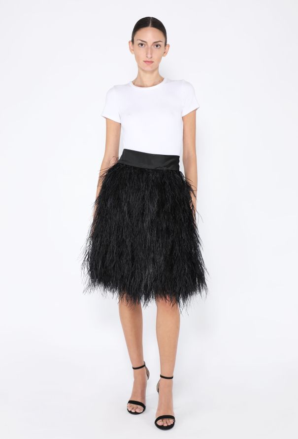 Alexander McQueen S/S 2004 'Deliverance' Feather Skirt - 1