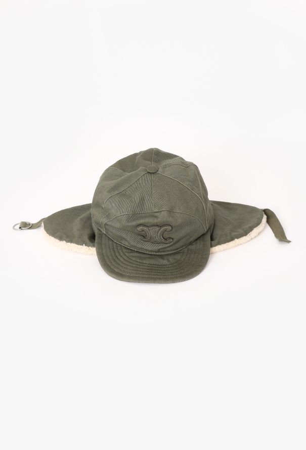 Céline Shearling Triomphe Chapka Hat - 3 Céline Shearling Triomphe Chapka Hat - 3