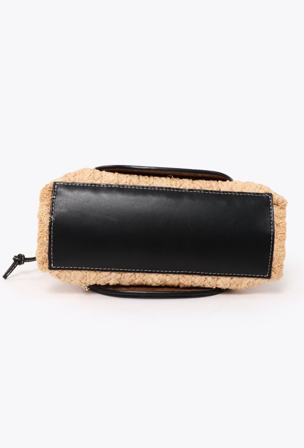Loewe Small Raffia Gate Top Handle Bag - 7