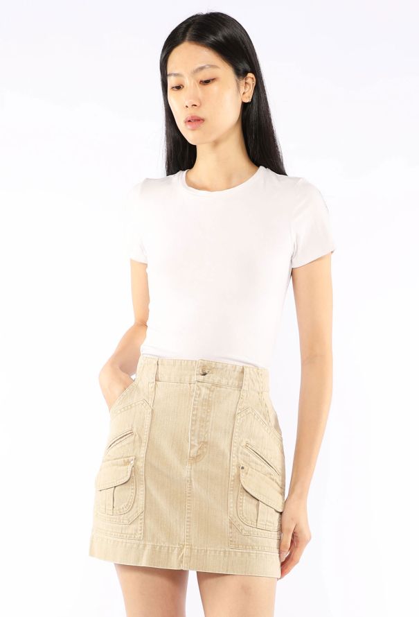 Balenciaga Cargo Denim Mini Skirt, 2000s - 1