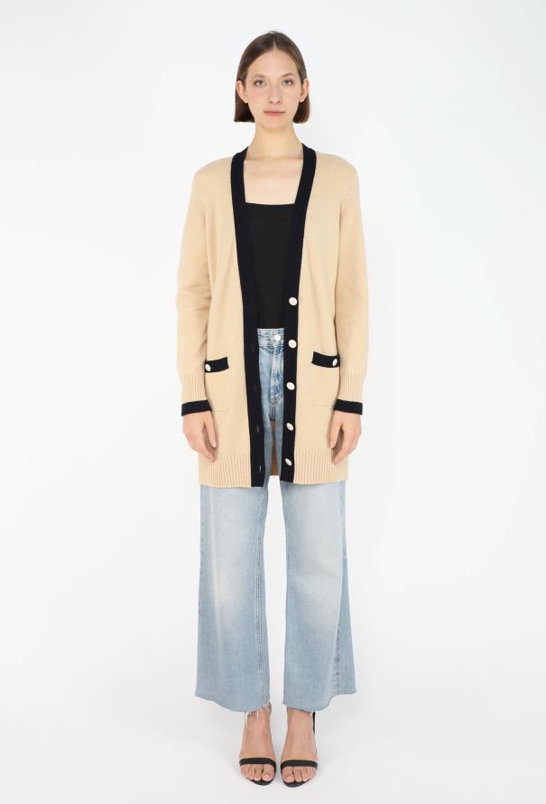 Chanel Bicolor Cashmere ‘CC’ Cardigan - 2