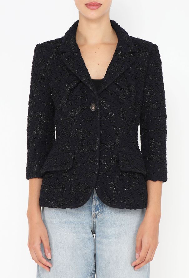 Louis Vuitton Iridescent Textured Blazer - 1