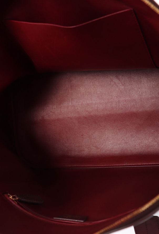 The Row Burgundy Large Devon Bag - 12