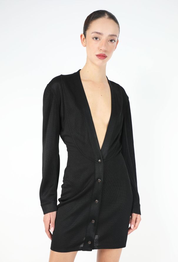 Alaïa S/S 1986 Jersey Cardigan - 5