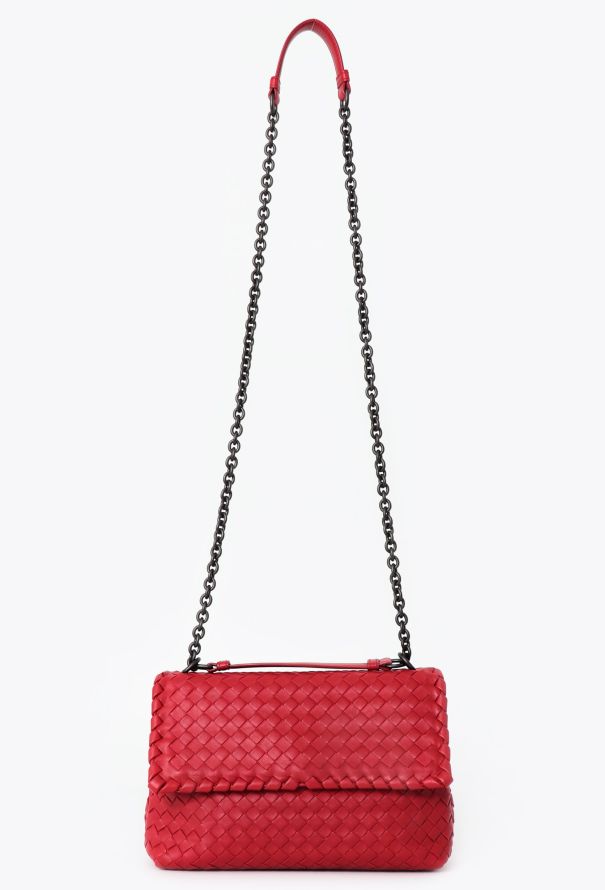 Bottega Veneta Olimpia Intrecciato Shoulder Bag - 1