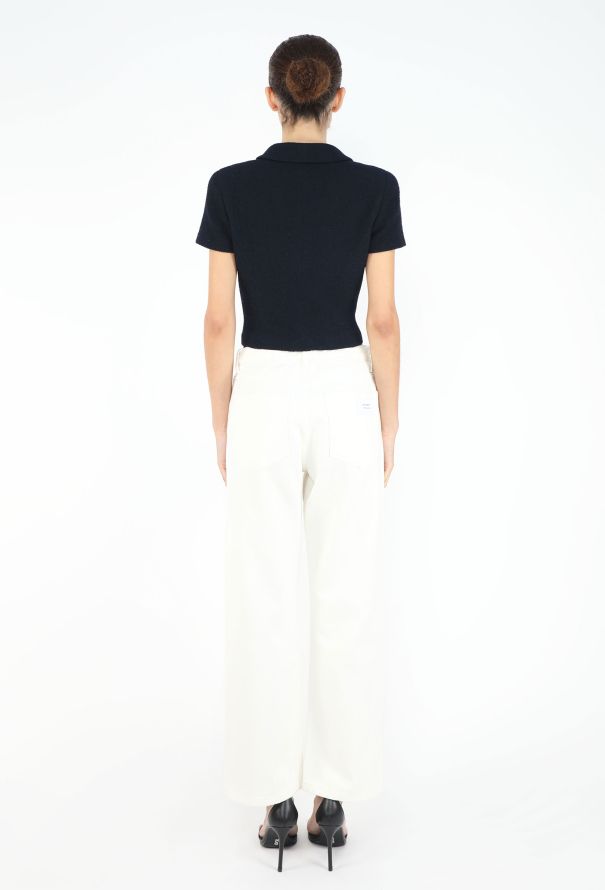 Chanel S/S 1995 Notched Cropped Jacket - 6