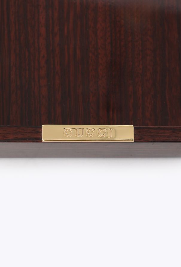Gucci Vintage Lacquered Oak Deco Tray - 3