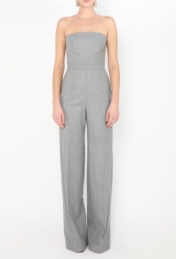 Pleated Bustier Jumpsuit - 3 Pleated Bustier Jumpsuit - 3