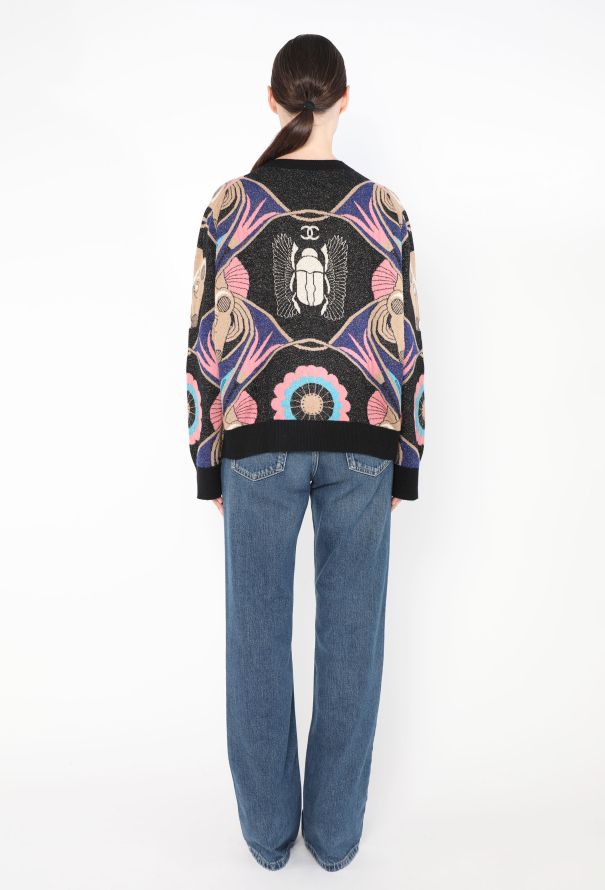 Chanel Cashmere Scarab Sweater, Pre-Fall 2019 - 4