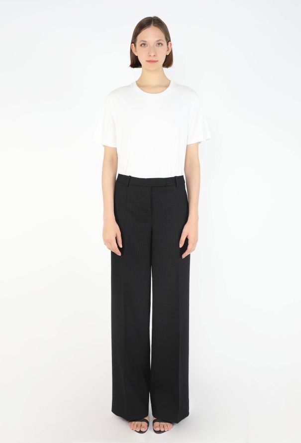 The Row Banew Pinstripe Wide-Leg Trousers, 2024 - 1