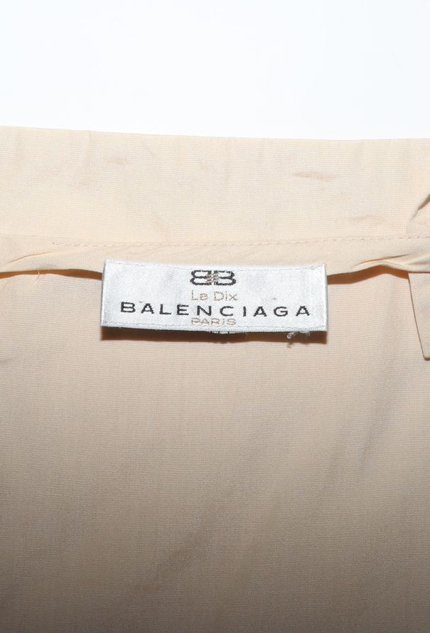 Balenciaga Le Dix '90s Thimister Cotton Slip Dress - 5