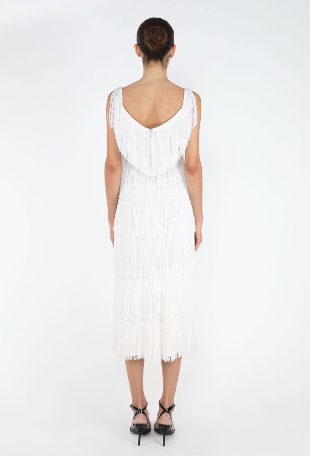 Azzaro ICONIC 1969 Tiered Fringe Dress - 6