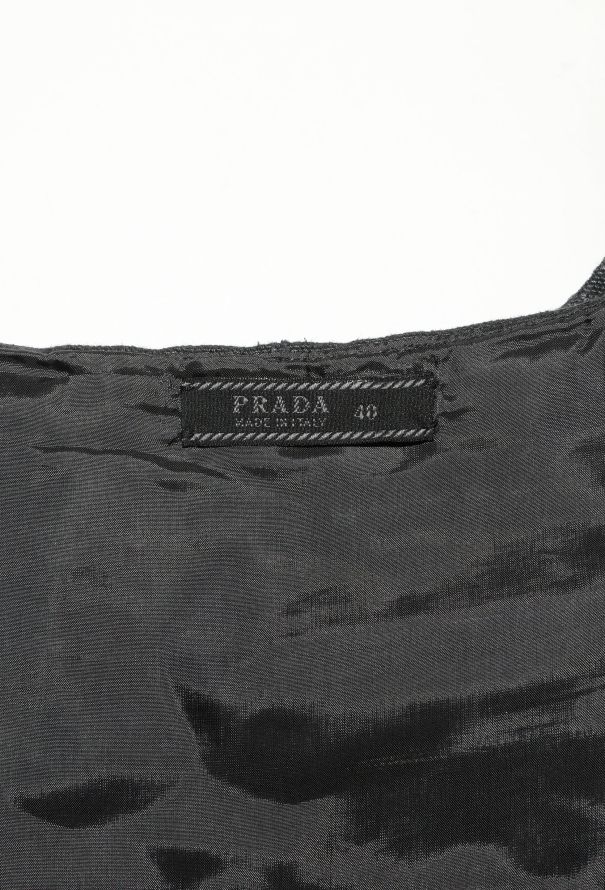 Prada S/S 1998 Beaded Linen Tank - 5