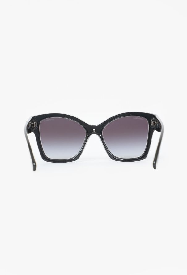 Chanel Tinted Butterfly 'CC' Sunglasses - 4