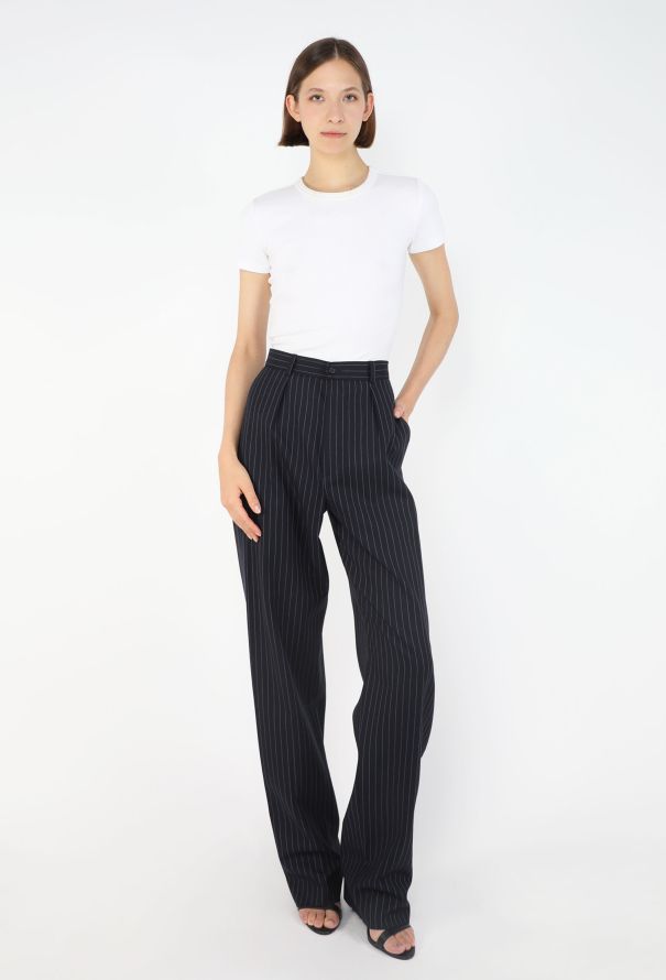 Saint Laurent Vintage Tailored Pinstripe Suit - 2