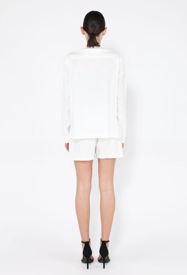 The Row Brushed Cotton Shorts Set, 2021 - 6