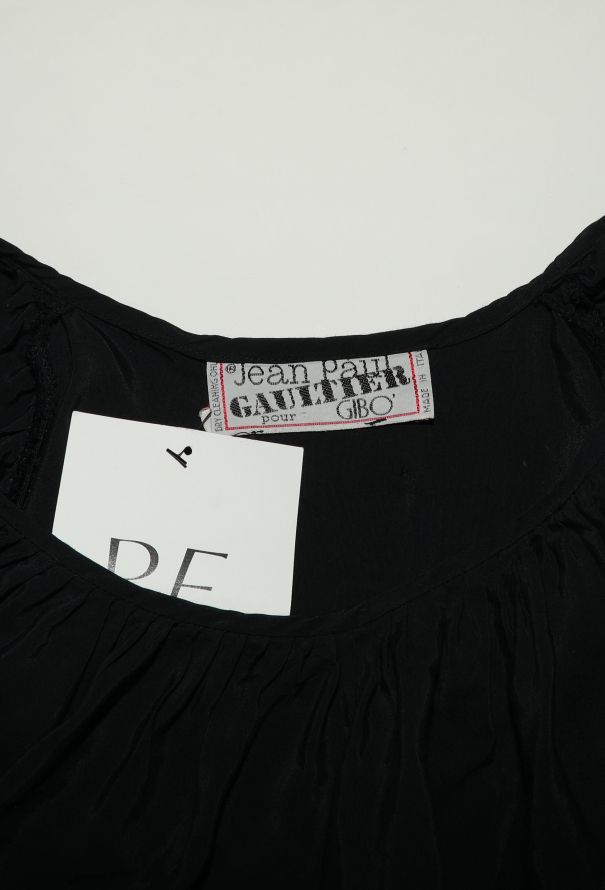 Jean Paul Gaultier Early '90s Gibo Ruched Blouse - 6 Jean Paul Gaultier Early '90s Gibo Ruched Blouse - 6