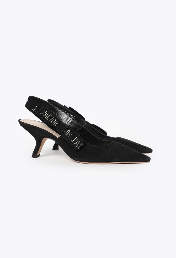 Dior Suede J'Adior Slingback Pumps - 3