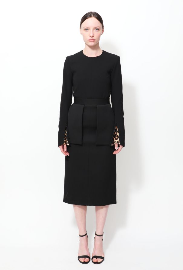 Céline 2013 Crêpe Smoking Dress - 1