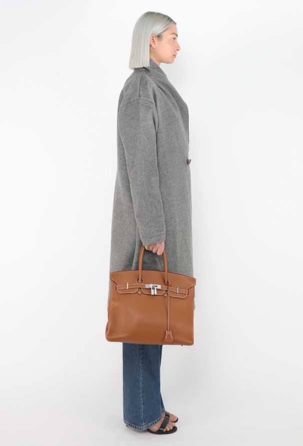 Hermès Gold Taurillon Clémence Birkin 35 - 2