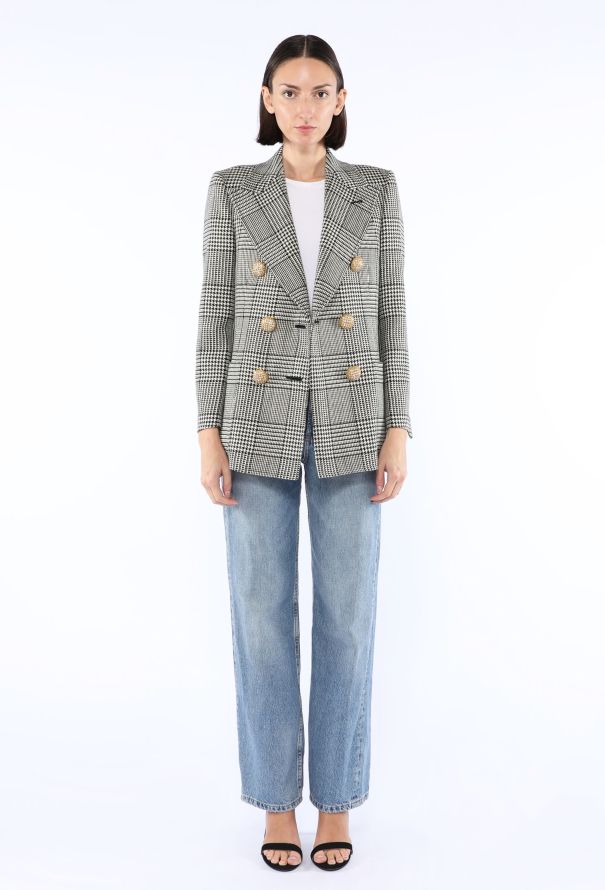 Valentino Houndstooth Double-Breasted Blazer, Resort 2025 - 6