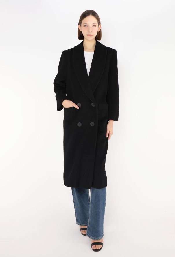 Dior Vintage Shawl-Collar Peacoat - 5