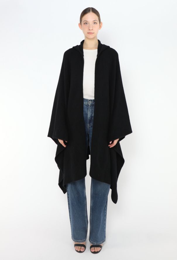 The Row Cashmere Hooded Cape - 1