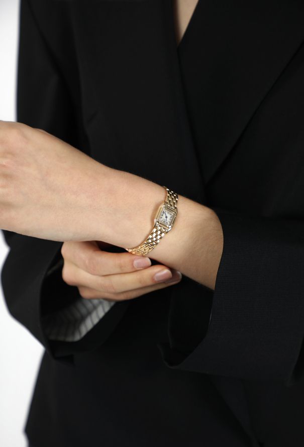 Cartier RARE Vintage 18K Yellow Gold Mini Panthère Watch - 4
