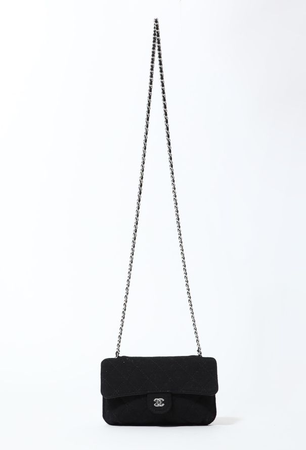 Chanel 2021 Mini 2 in 1 Jersey Timeless Bag - 1