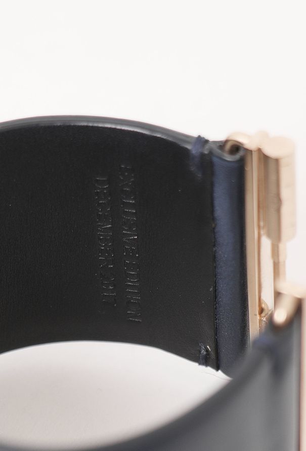 Chanel Resort 2018 'CC' Leather Cuff - 7