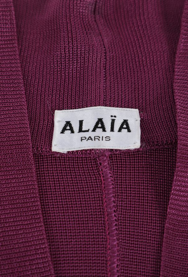 Alaïa S/S 1986 Double-Breasted Knit Cardigan - 8
