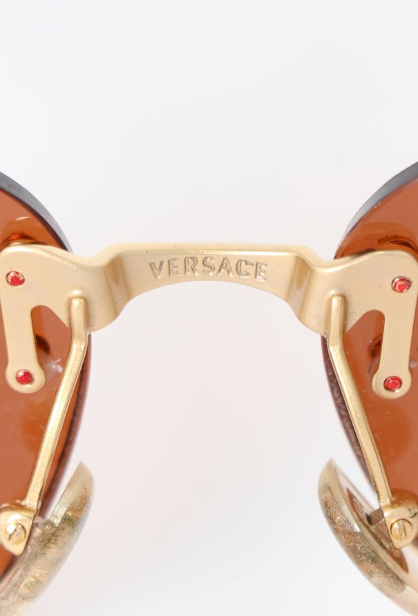 Gianni Versace '90s Embellished Rimless Sunglasses - 6 Gianni Versace '90s Embellished Rimless Sunglasses - 6