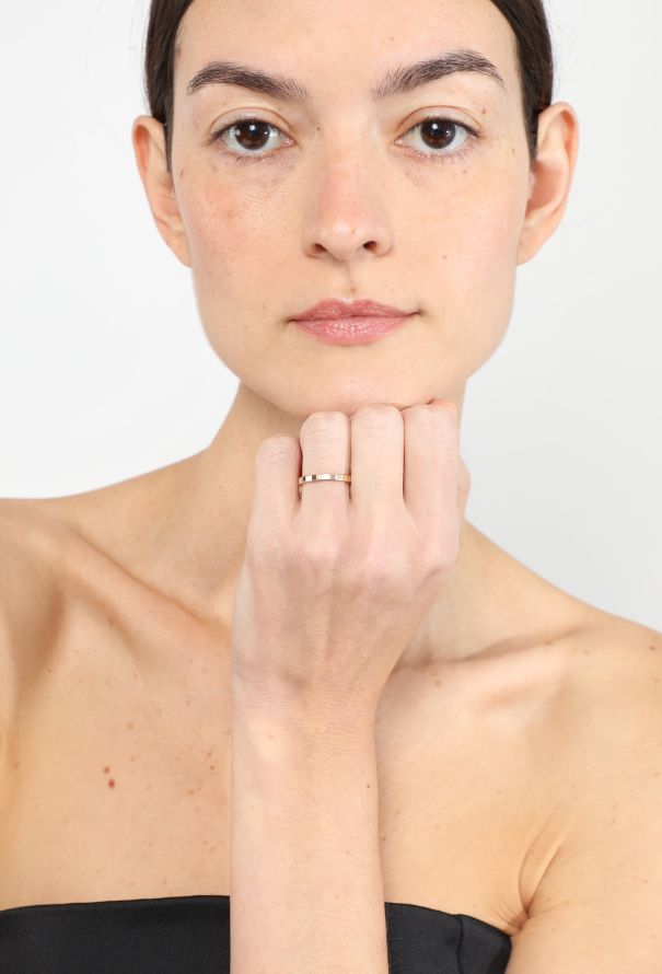 Chopard 18k Yellow Gold Ice Cube Ring - 2 Chopard 18k Yellow Gold Ice Cube Ring - 2