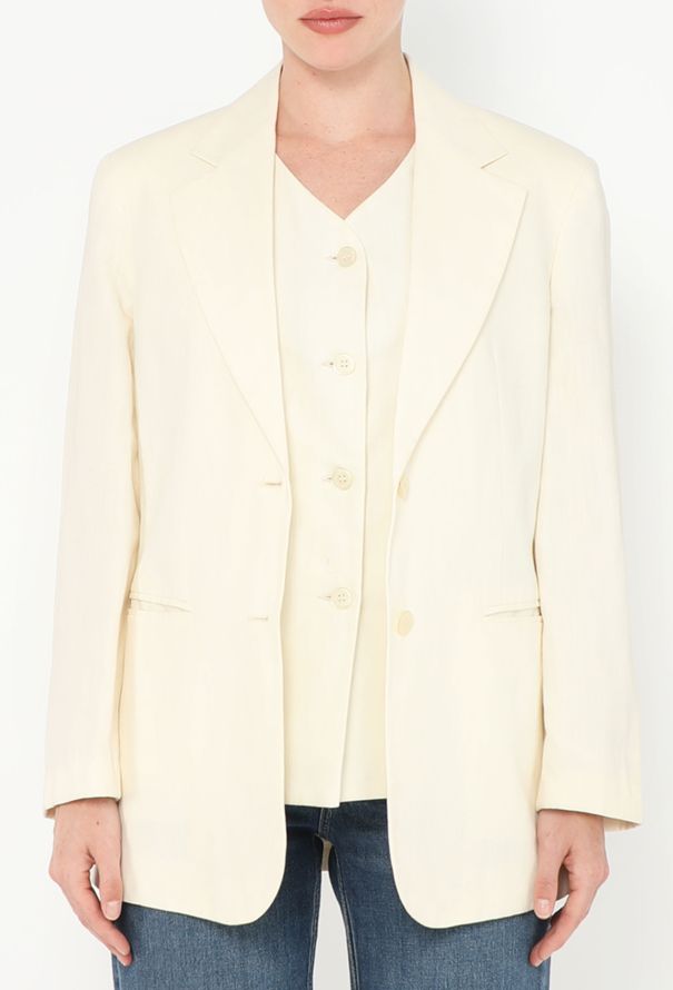 Tailored Linen Blazer Set - 4