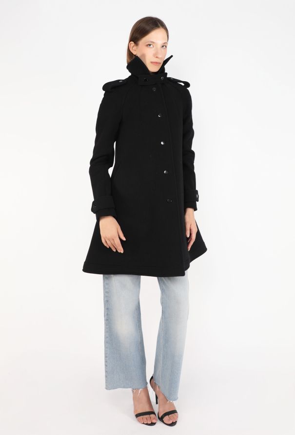 Balenciaga Flared Épaulette Coat, F/W 2003 - 6