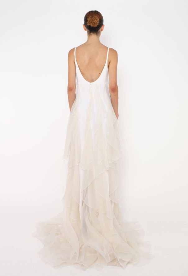 Dior RARE 1994 Cascading Organza Gown - 3