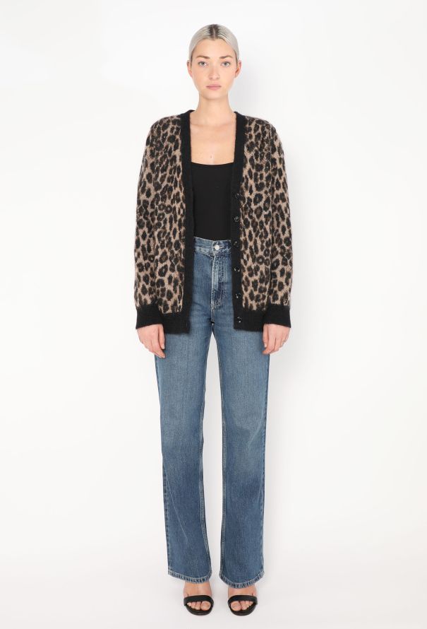 【使い勝手の良い】 Mohair Leopard 2021 Cardigan ReSee | Vintage & Authentic | トップス