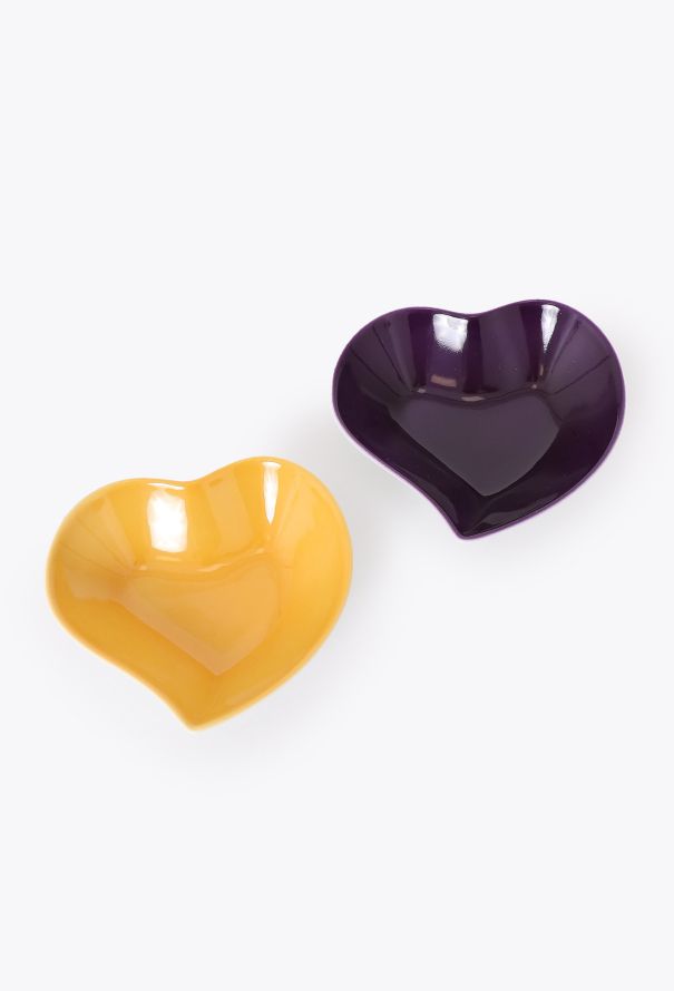 Saint Laurent Vintage Porcelain Heart Bowl Set - 2 Saint Laurent Vintage Porcelain Heart Bowl Set - 2