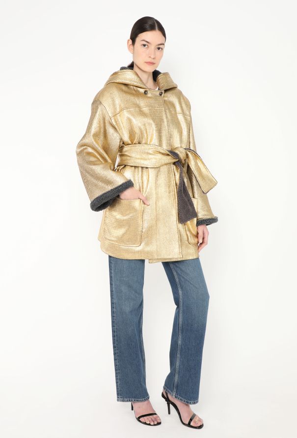 Gianfranco Ferré '80s Shearling-Lined Jacket - 5