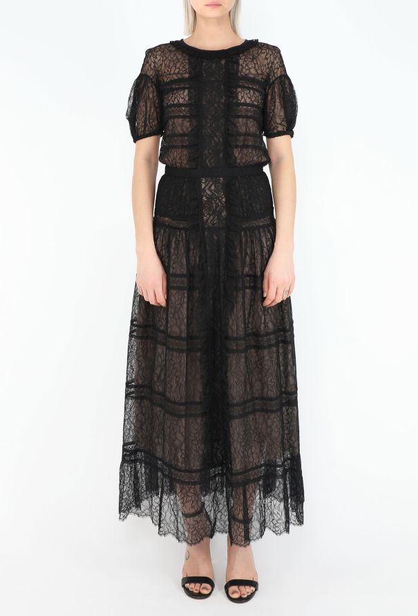 Chanel Pre-Fall 2016 Paris-Rome Camélia Lace Gown - 4
