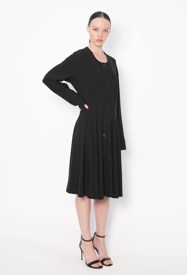 Helmut Lang 1987 Flared Button-up Dress - 2 Helmut Lang 1987 Flared Button-up Dress - 2