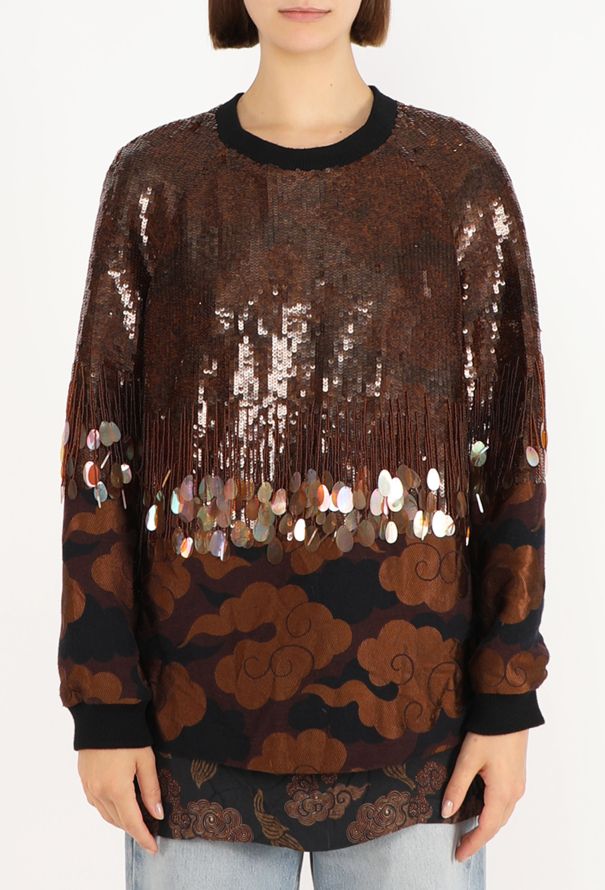 Dries Van Noten Jacquard Paillette Tunic, F/W 2015 - 4