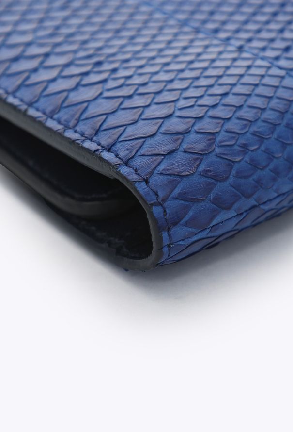 Céline Python Triple Zip Clutch - 8