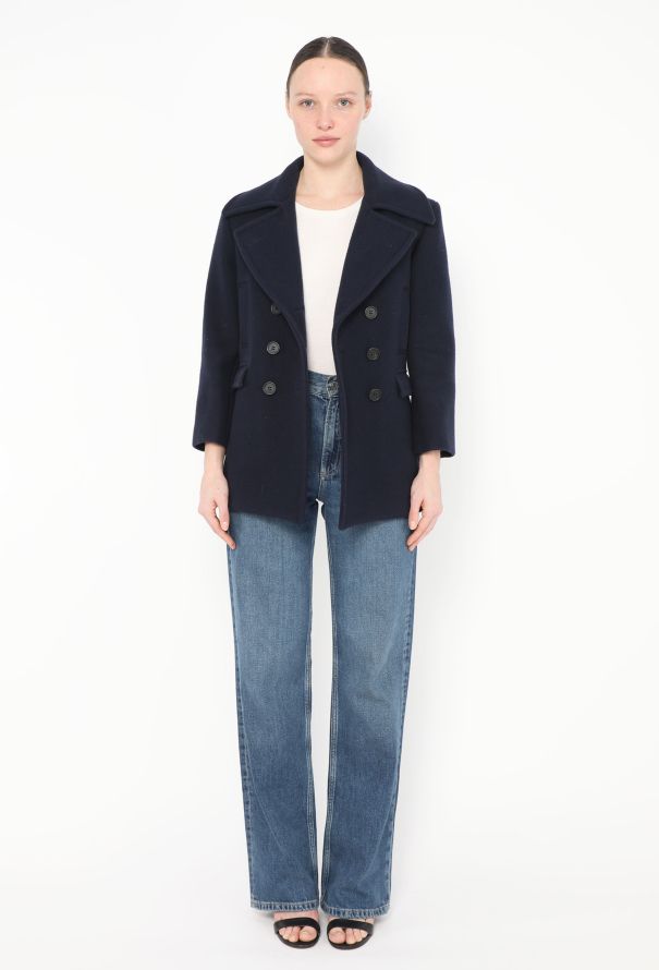 Céline 2010 Felted Wool Peacoat - 2 Céline 2010 Felted Wool Peacoat - 2